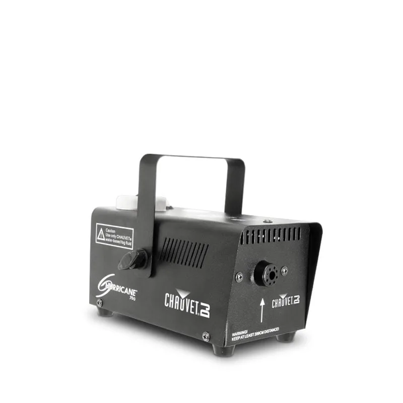 Chauvet DJ Hurricane 700 compact black fog machine with handle
