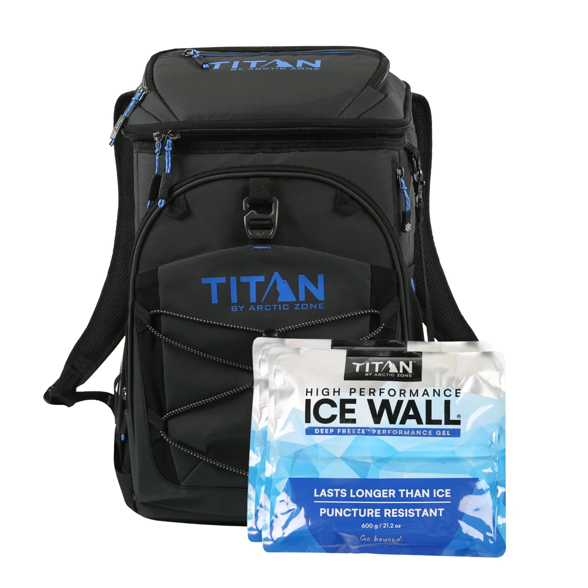 Carbon Cobalt Titan 30 Can Collapsible Backpack Cooler with Ice Walls