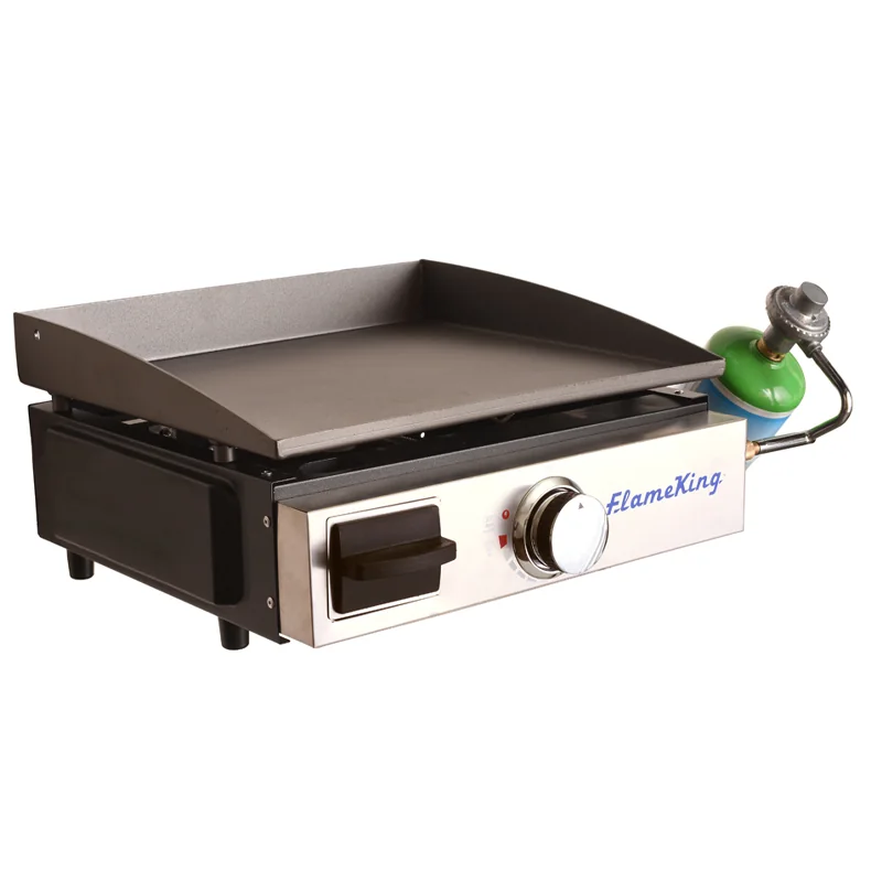 Flame King YSNFM-HT-100NB portable single-burner cast-iron griddle