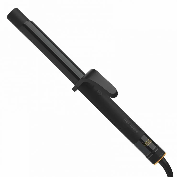Black and gold Hot Tools one-inch digital salon curling iron