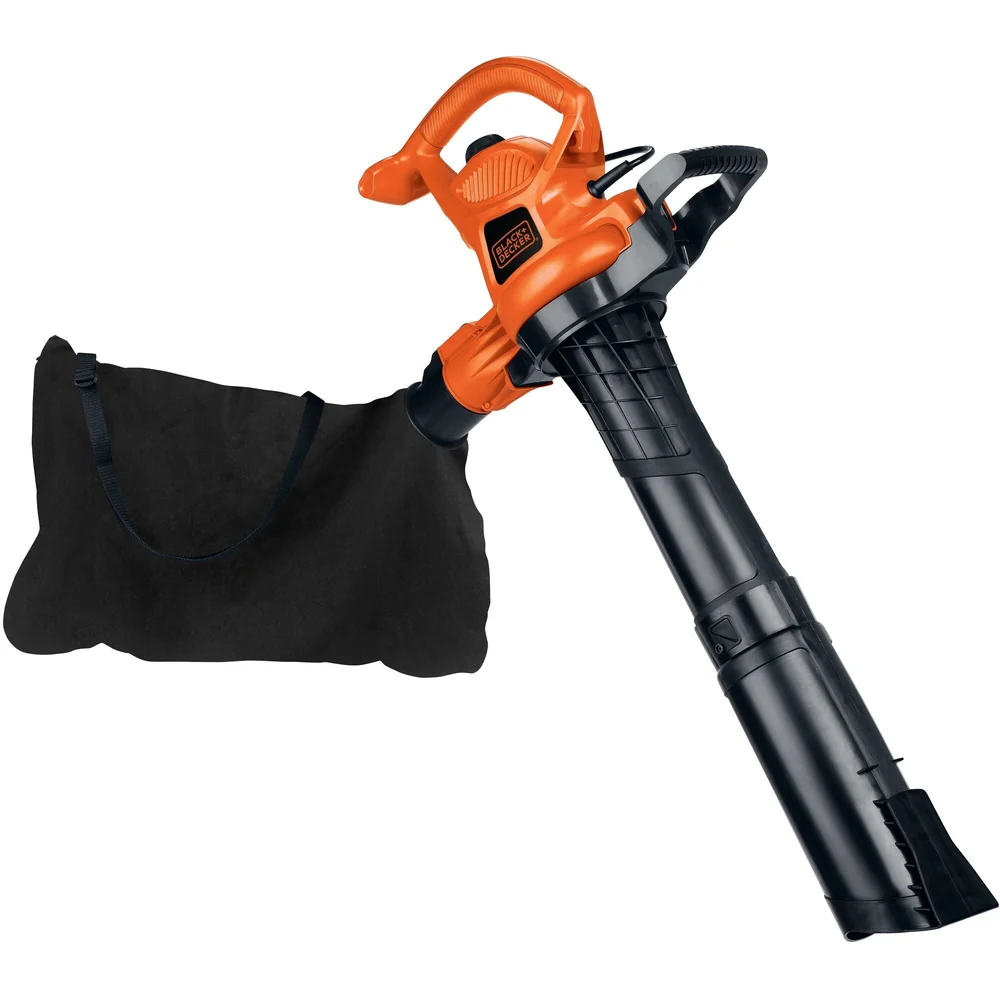 BLACK+DECKER BV3600 corded blower, vacuum, and mulcher with collection bag