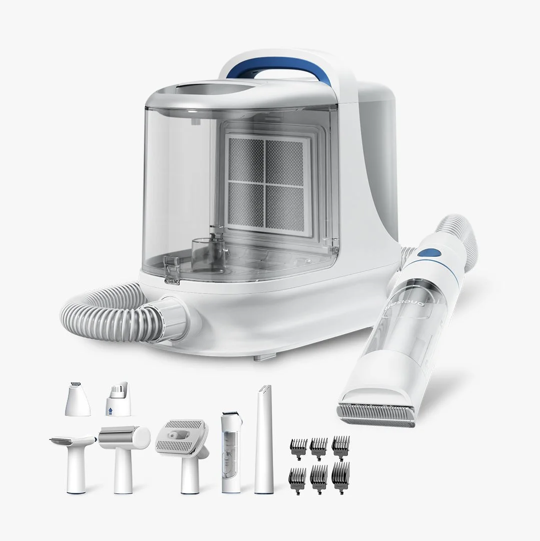 oneisall BM3 clear 3L bin with cordless clipper and separate grooming heads