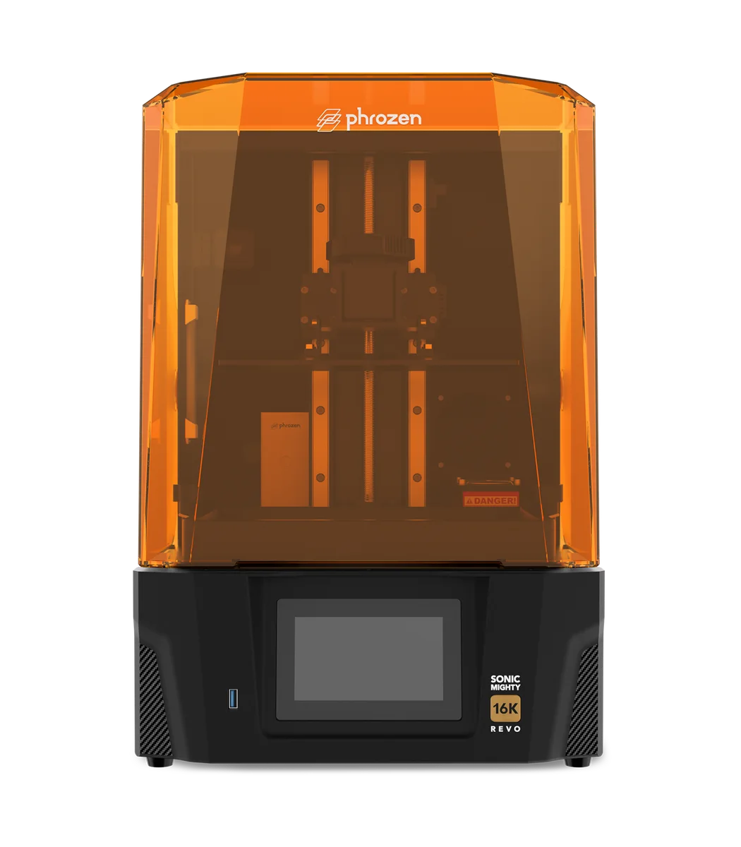 Phrozen Sonic Mighty Revo 16K resin printer with enclosed print area