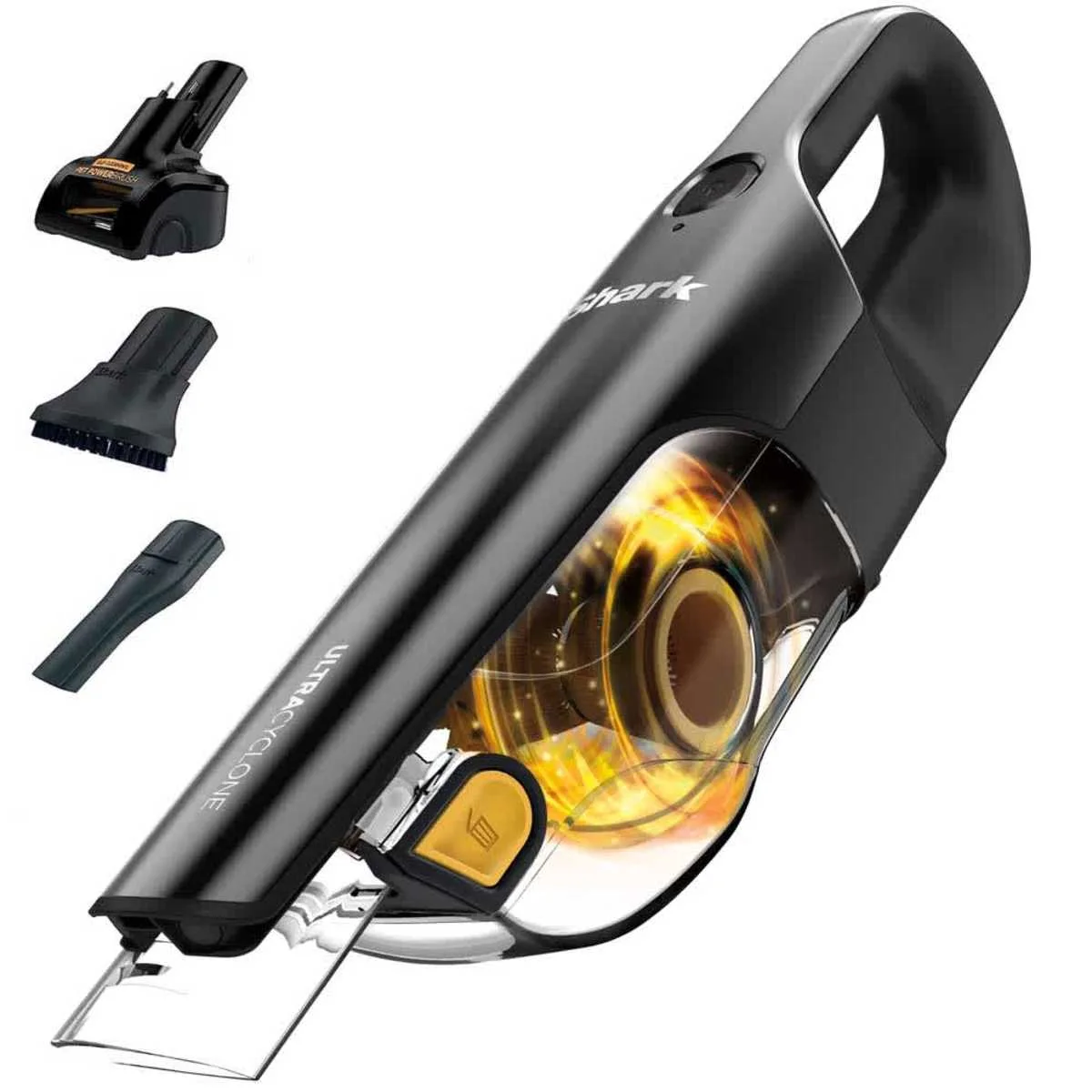 Shark CH951 handheld vacuum with pet brush, scrubbing brush and crevice tool