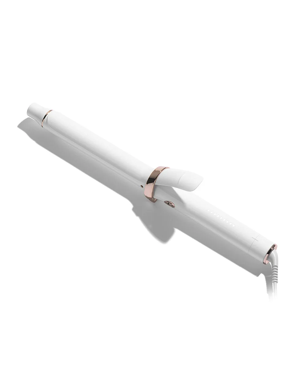 White T3 SinglePass Curl X one-inch clamped curling iron with long ceramic barrel