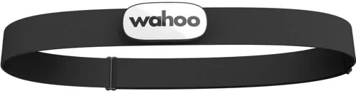 Wahoo TRACKR HEART RATE sensor mounted on its black chest strap