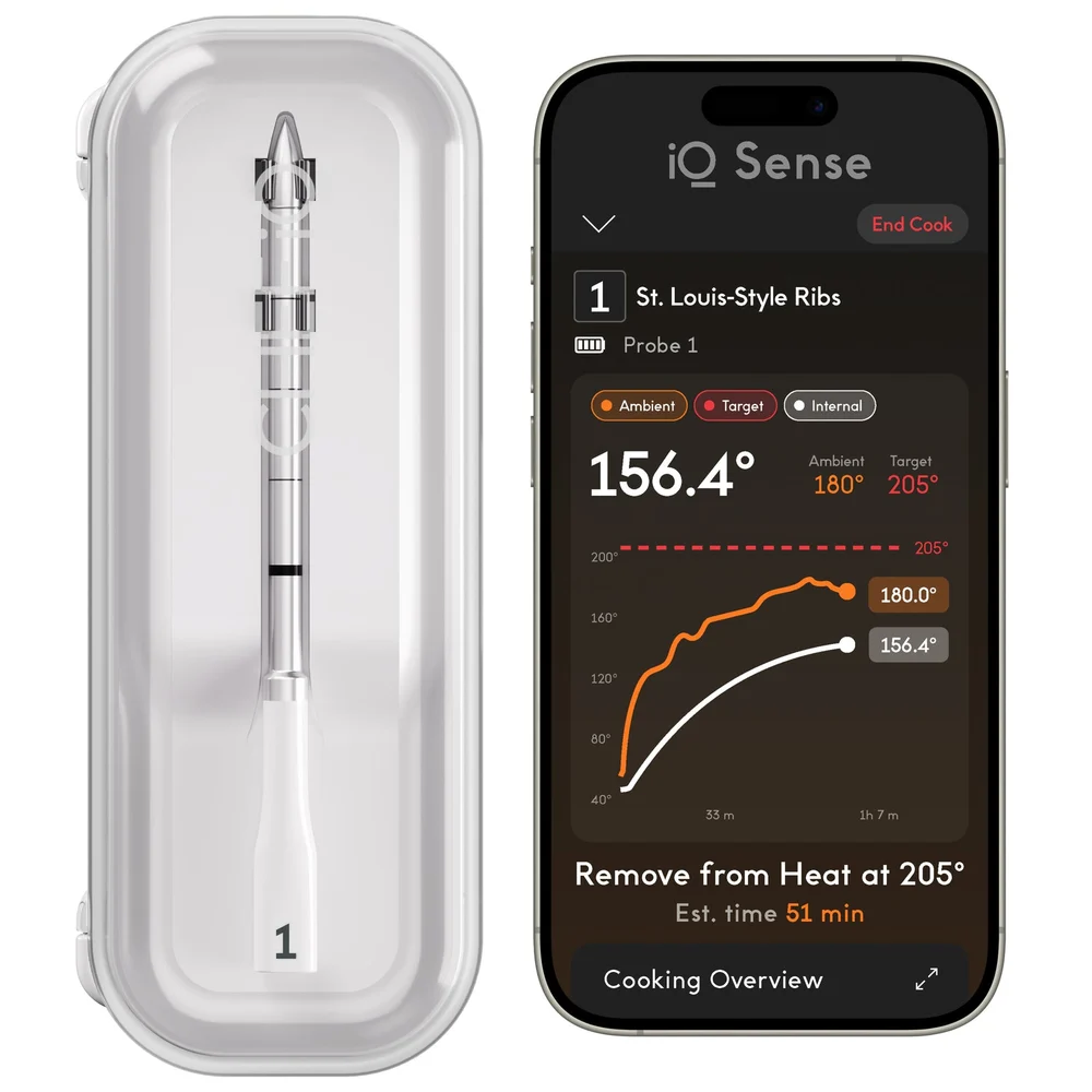 CHEF iQ Sense Gen 3 hub with one wireless probe and mobile app